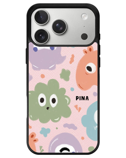 iPhone Leather Grip - Cute Monster 2.0