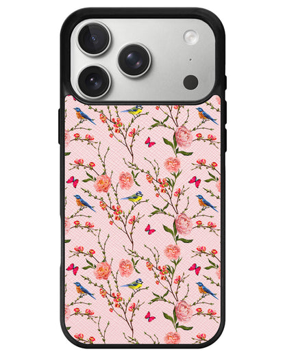 iPhone Leather Grip - Flora Gardenia