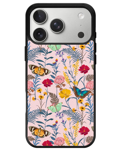 iPhone Leather Grip - Flora Magnolia