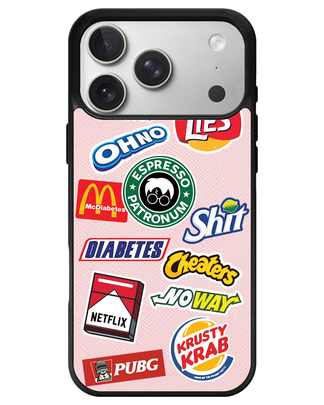 iPhone Leather Grip - Food Parody