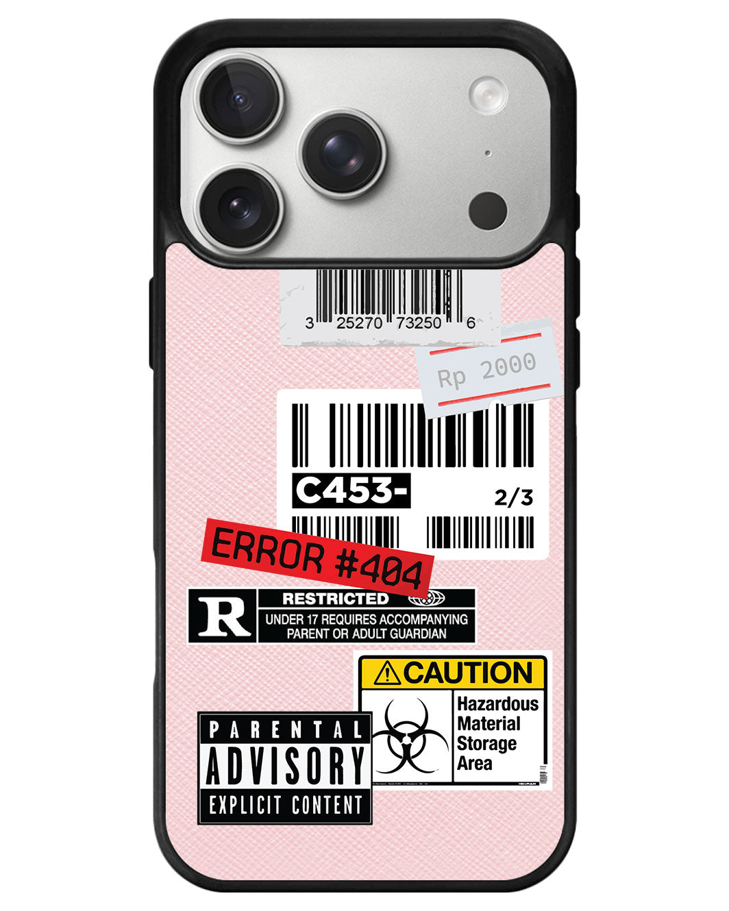 iPhone Leather Grip - Label Sticker Pack