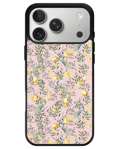 iPhone Leather Grip - Limone