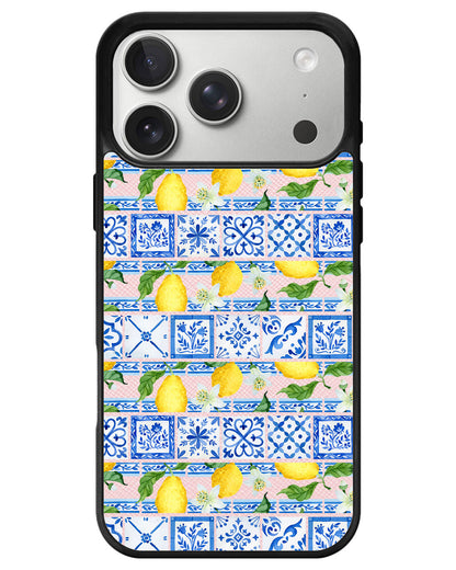iPhone Leather Grip - Majolica Firenze