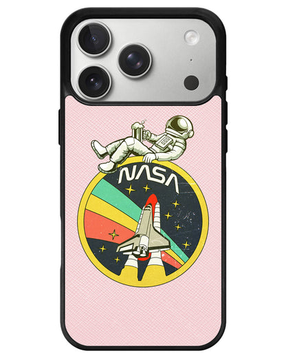 iPhone Leather Grip - Nasa
