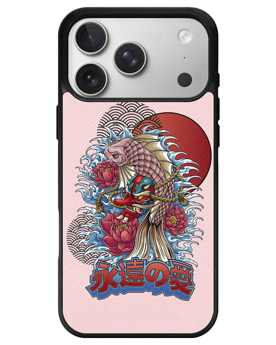 iPhone Leather Grip - Oni Koi