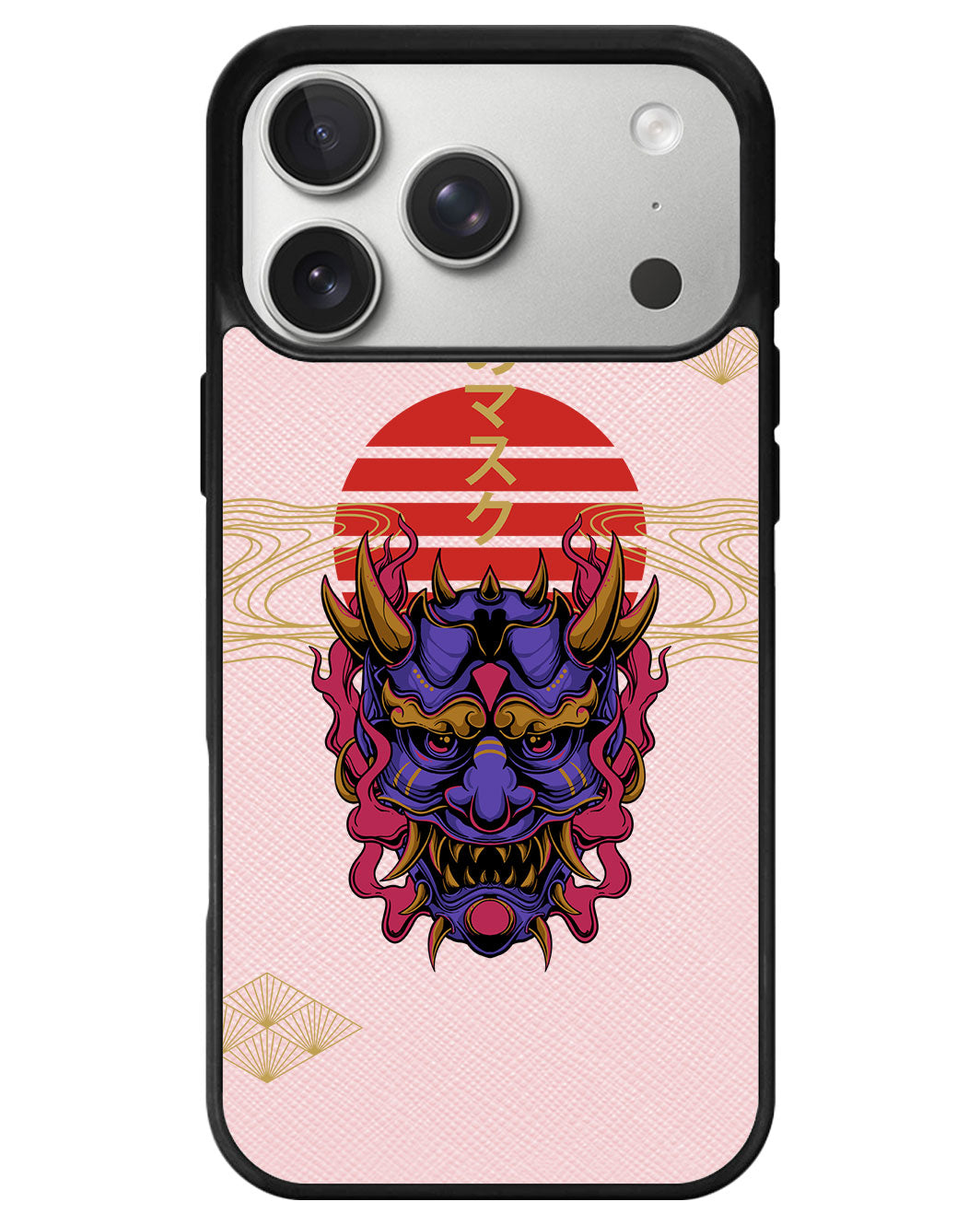 iPhone Leather Grip - Oni Mask