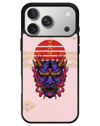 iPhone Leather Grip - Oni Mask