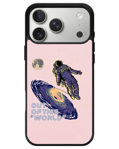 iPhone Leather Grip - Out Of This World