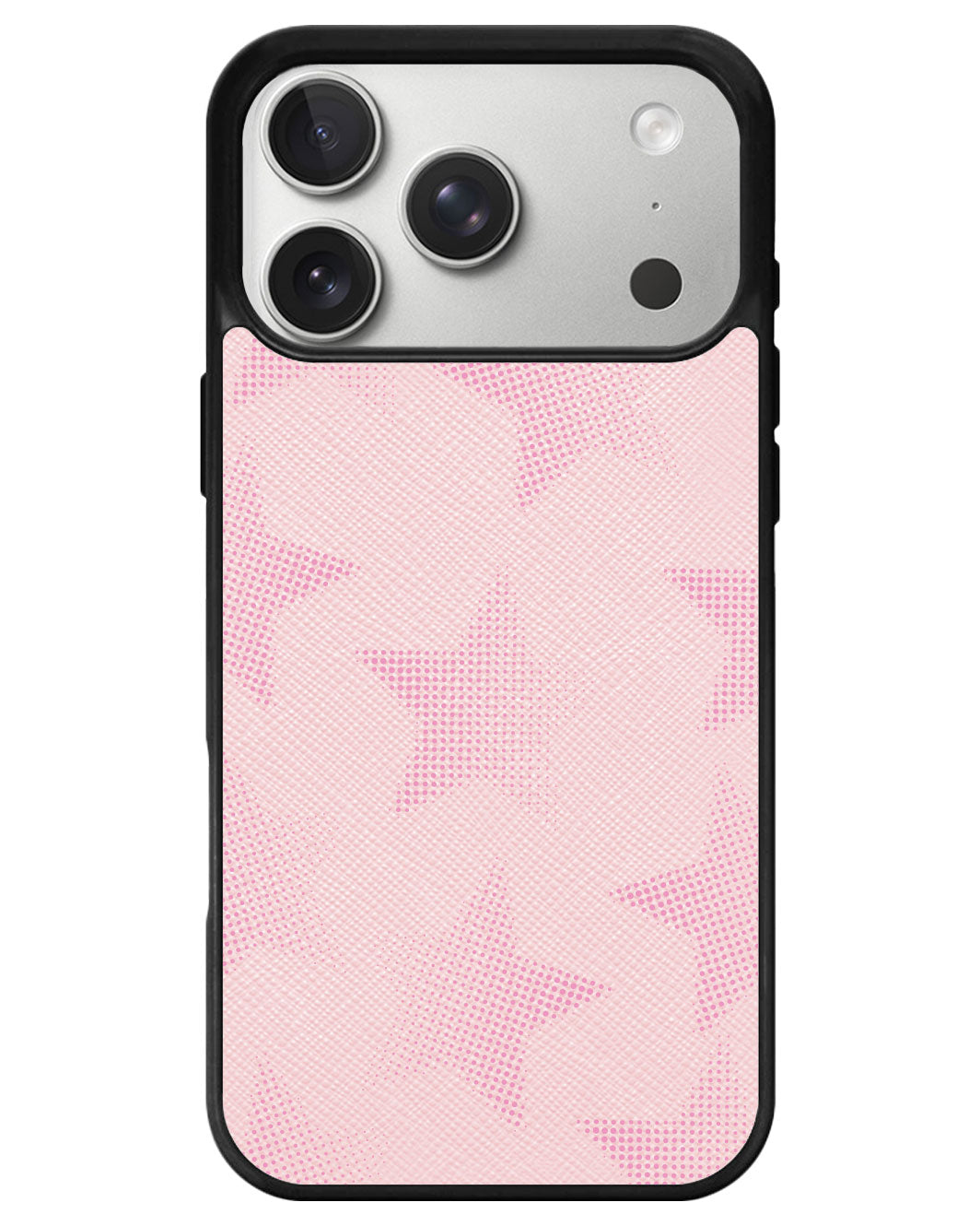 iPhone Leather Grip - Pink Star