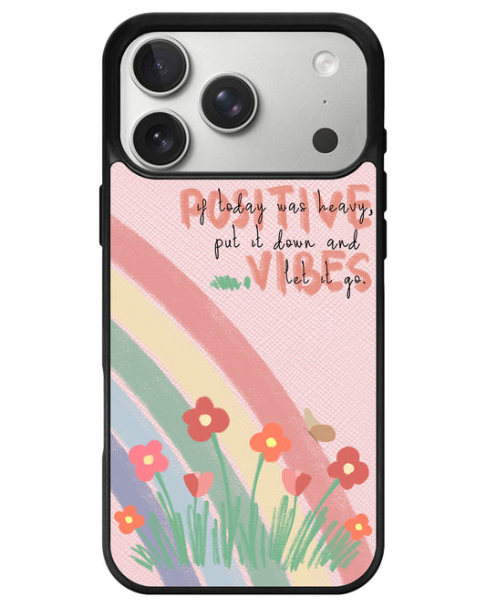 iPhone Leather Grip - Positive Vibes
