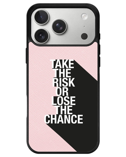 iPhone Leather Grip - Take The Risk