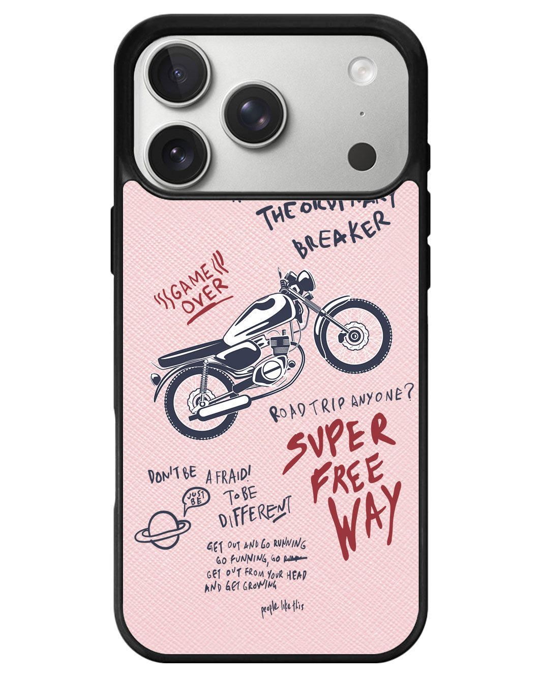 iPhone Leather Grip - The Ordinary Breaker