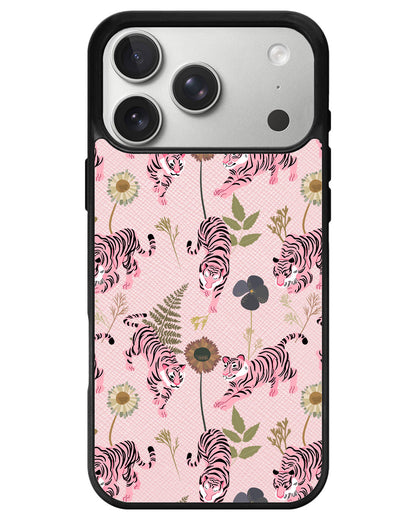 iPhone Leather Grip - Tigre Rosa