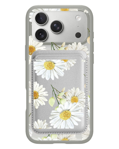iPhone Magnetic Wallet Case - October Chrysanthemum