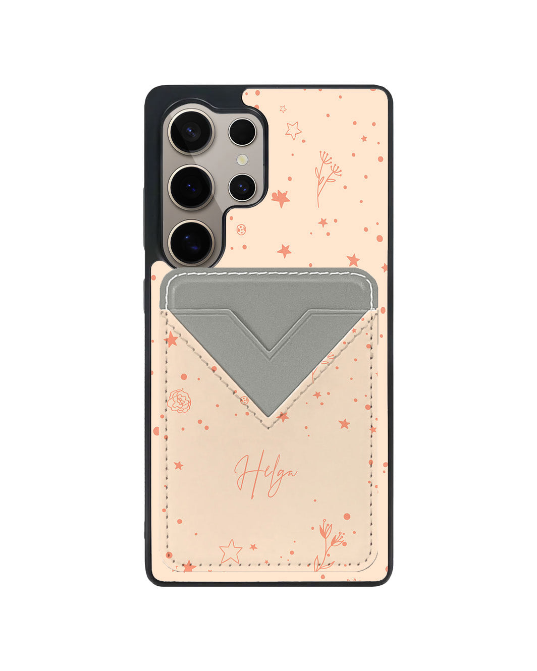 Android Avant Wallet Case - Coral Constellation