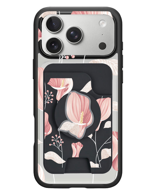iPhone Magpop Wallet - Easter Lily