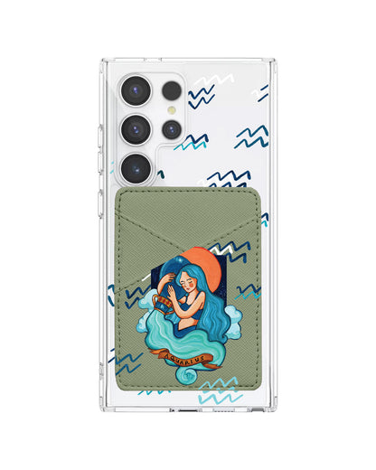 Android Phone Wallet Case - Aquarius