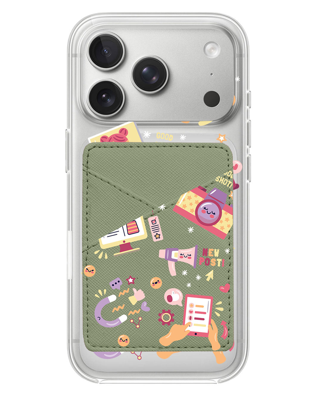 iPhone Phone Wallet Case - Conten Creator
