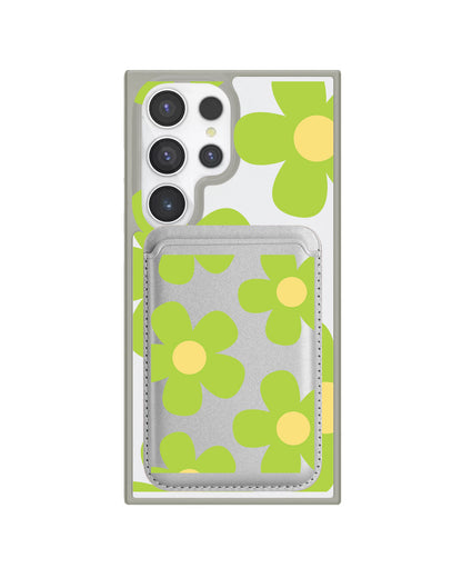 Android Magnetic Wallet Case - Daisy Bloom