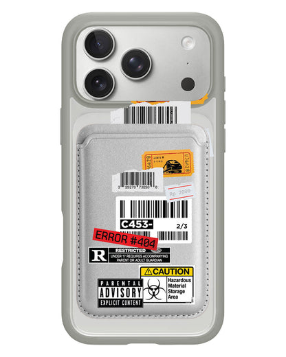 iPhone Magnetic Wallet Case - Label Sticker Pack