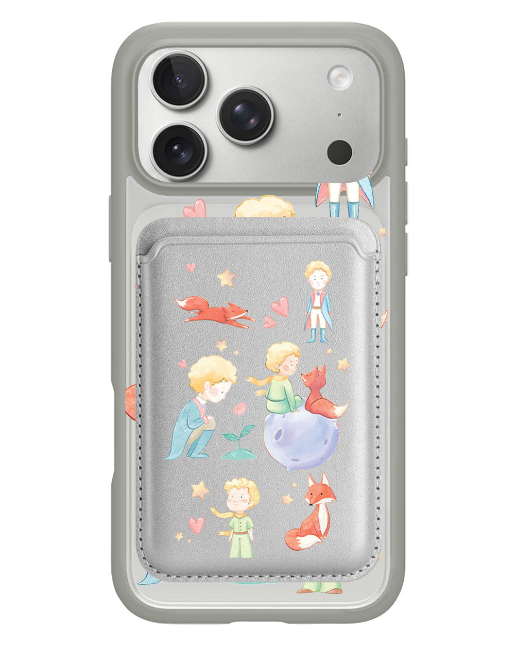iPhone Magnetic Wallet Case - Little Prince & Fox