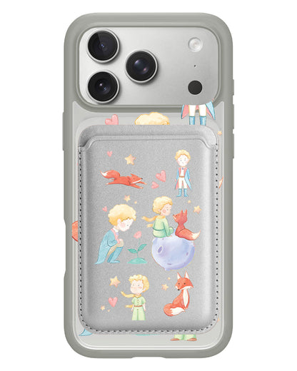 iPhone Magnetic Wallet Case - Little Prince & Fox
