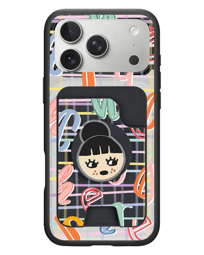 iPhone Magpop Wallet - Doodle 1.0 Monogram