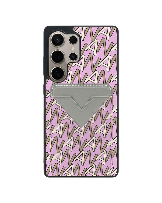 Android Avant Wallet Case - Initial Monogram 4.0