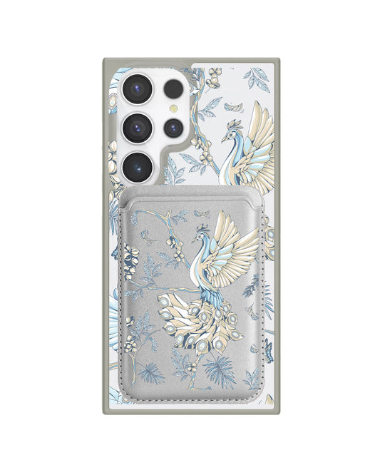 Android Magnetic Wallet Case - Peacock 5.0