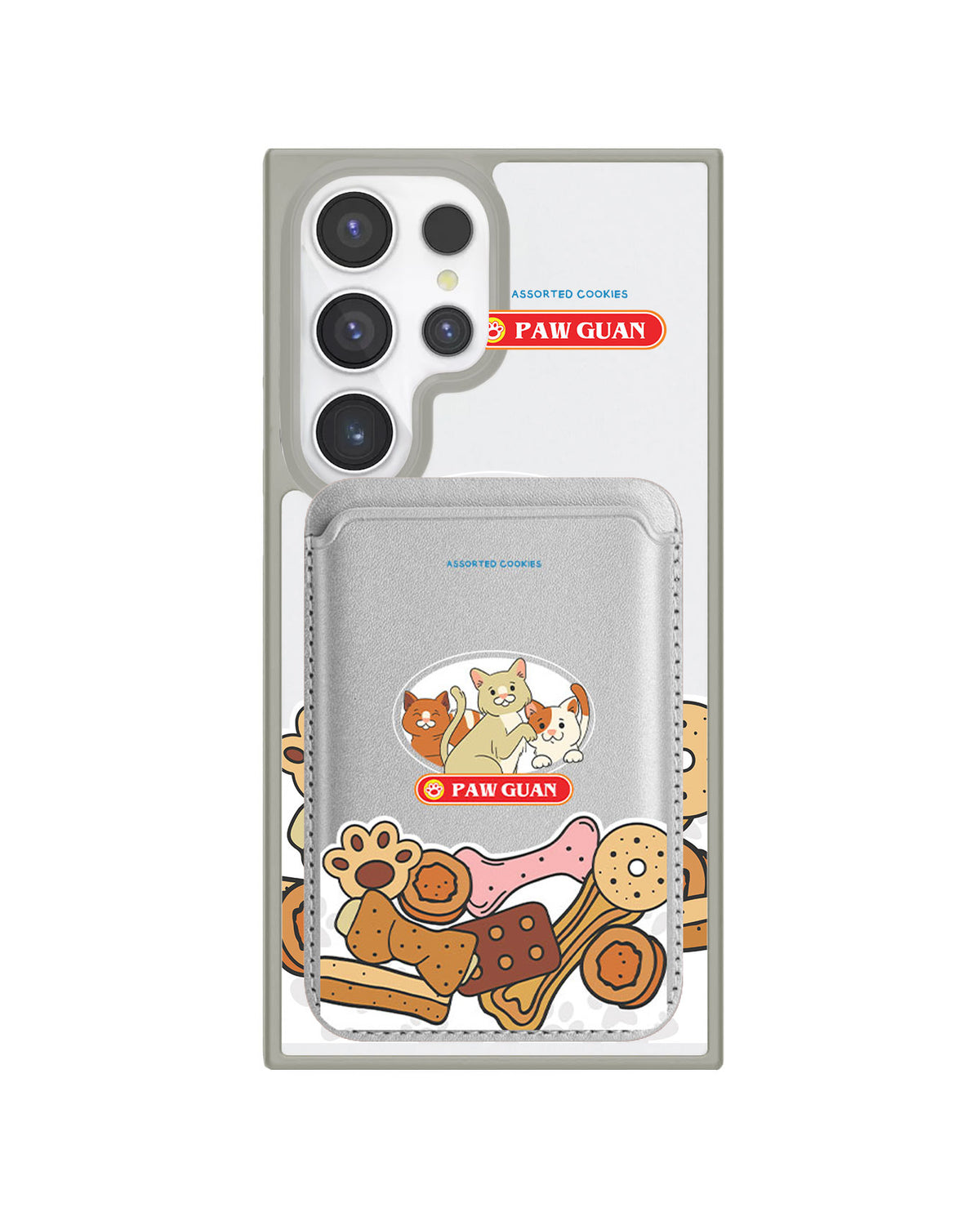 Android Magnetic Wallet Case - Pawguan Cat