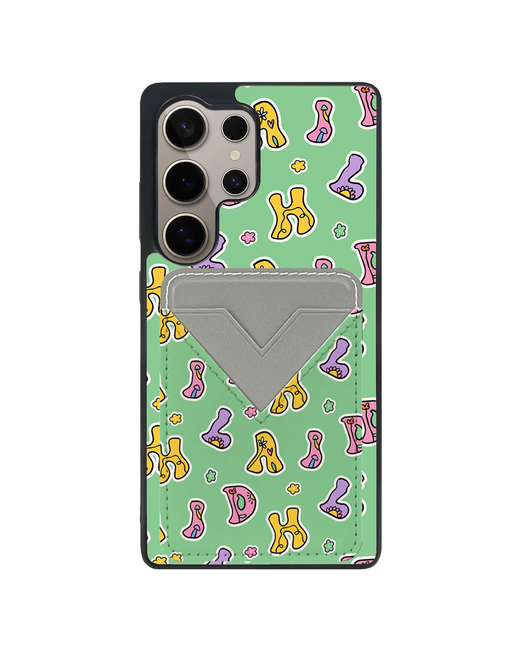 Android Avant Wallet Case - Playful Monogram 7.0