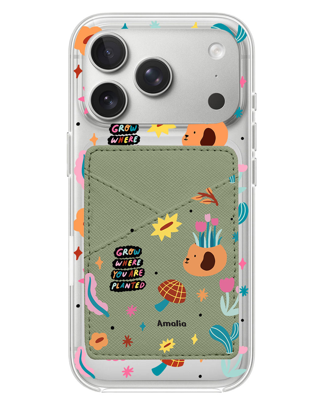iPhone Phone Wallet Case - Grow and Bloom