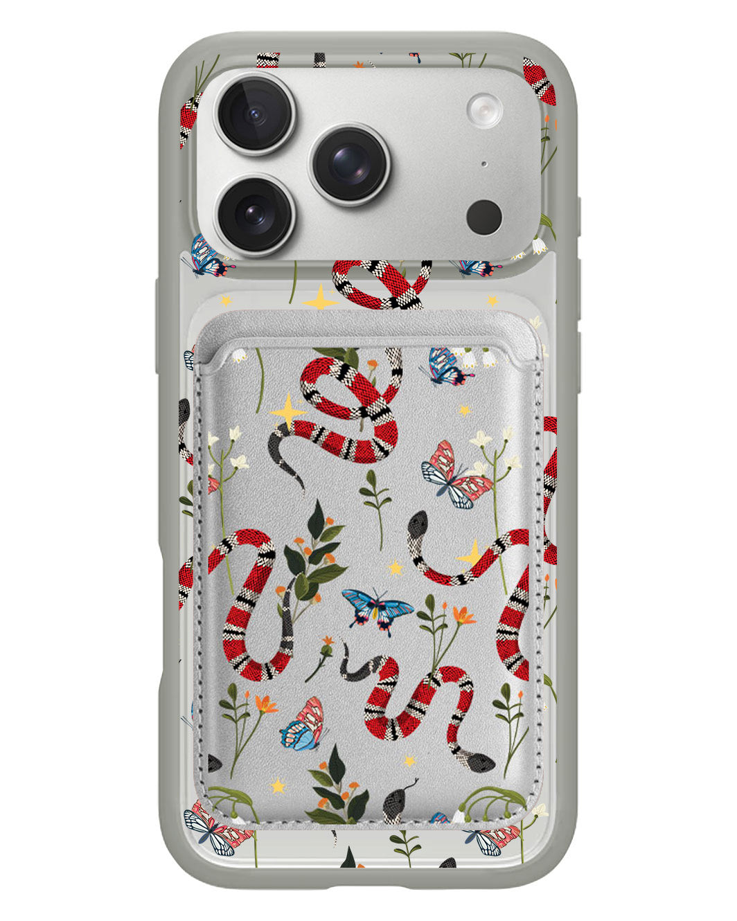 iPhone Magnetic Wallet Case - Serpente