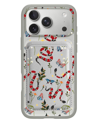 iPhone Magnetic Wallet Case - Serpente