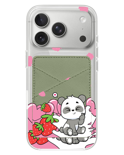 iPhone Phone Wallet Case - Yipi Strawberry Kiss