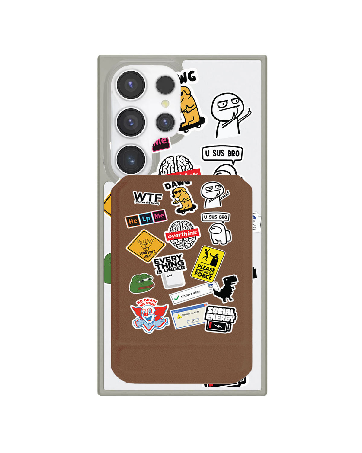 Android Magnetic Multifold Wallet - Brand Parody 2.0