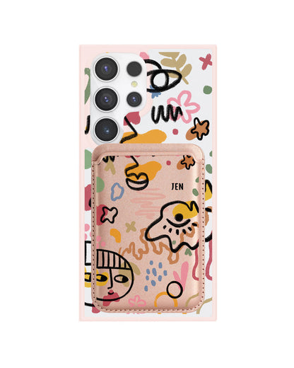 Android Magnetic Wallet Case - Abstract 3.0
