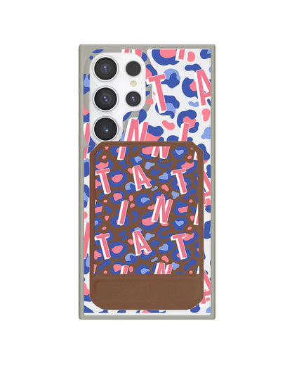 Android Magnetic Multifold Wallet - Leopard Monogram 1.0