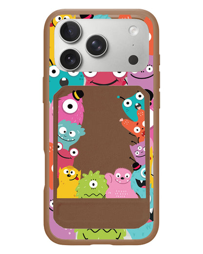 iPhone Magnetic Multifold Wallet - Little Monster