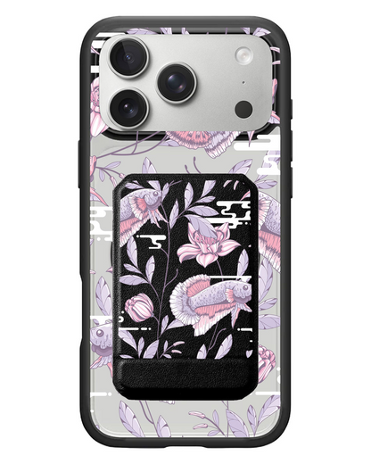 iPhone Magnetic Multifold Wallet - Fish & Floral 1.0