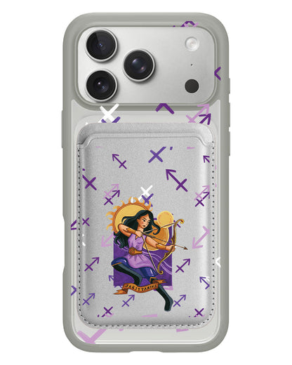 iPhone Magnetic Wallet Case - Sagitarius