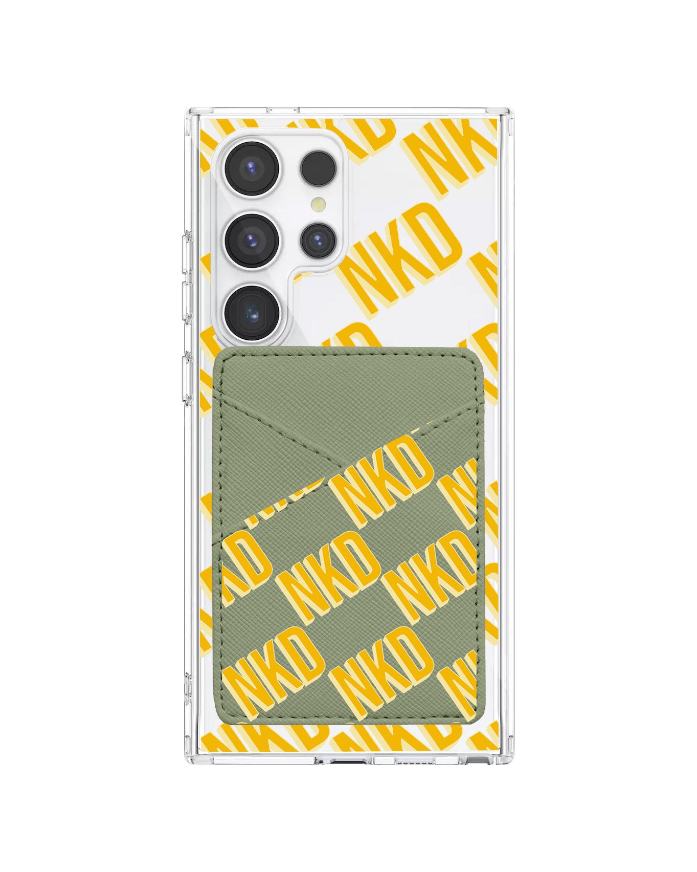 Android Phone Wallet Case - Diagonal Initial Monogram 1.0