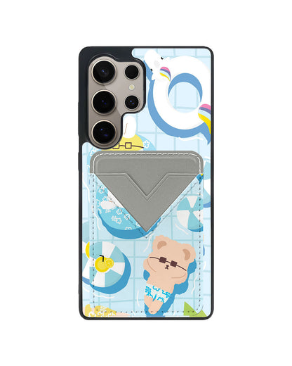 Android Avant Wallet Case - Pool Party Blue