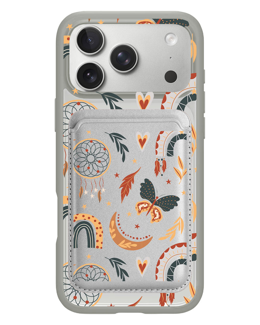 iPhone Magnetic Wallet Case - Boho 3.0