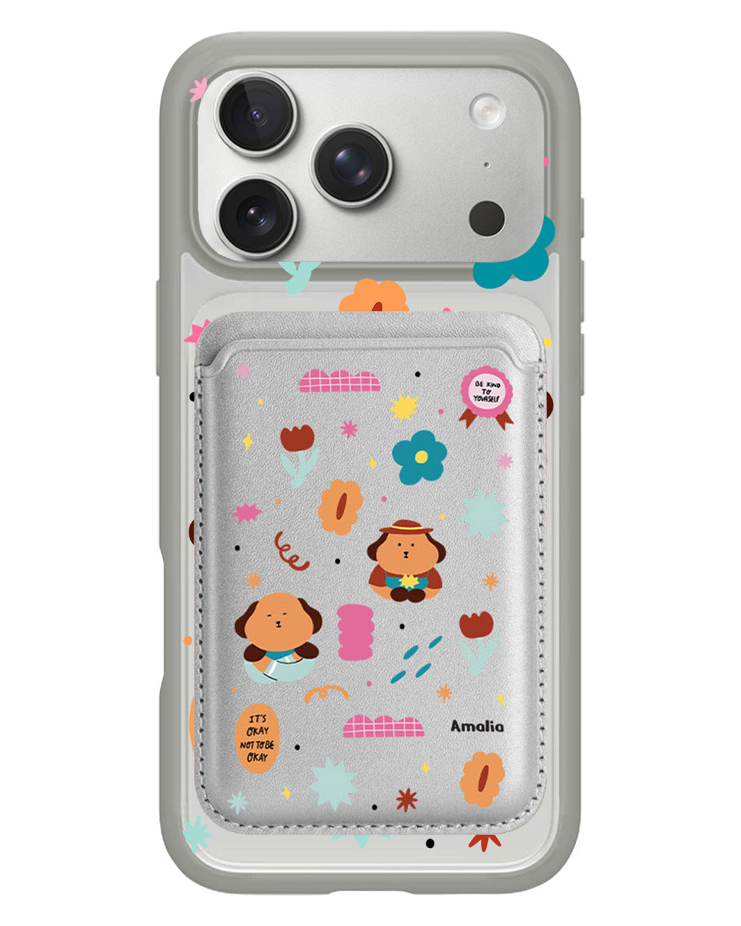 iPhone Magnetic Wallet Case - Selflove Garden