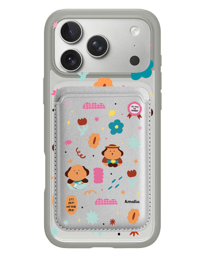 iPhone Magnetic Wallet Case - Selflove Garden