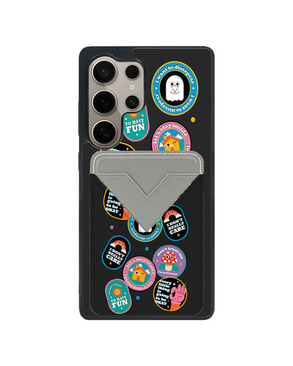 Android Avant Wallet Case - Monster Sticker Pack