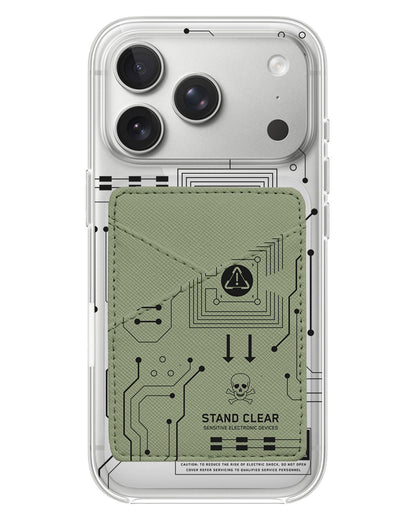 iPhone Phone Wallet Case - Circuit Black