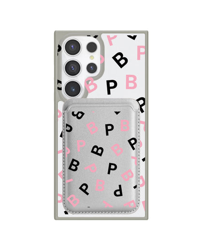 Android Magnetic Wallet Case - Blackpink Monogram