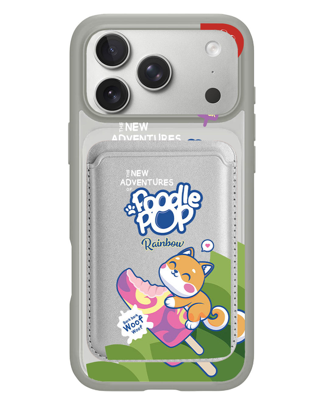 iPhone Magnetic Wallet Case - Poodle Pop